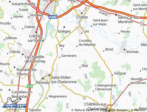 MICHELIN Boissey map - ViaMichelin