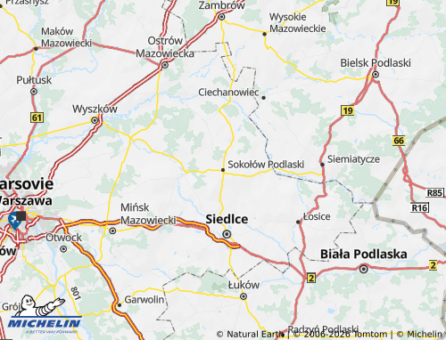 MICHELIN-Landkarte Sokolowski - ViaMichelin