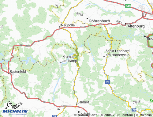 MICHELIN Idolsberg map - ViaMichelin