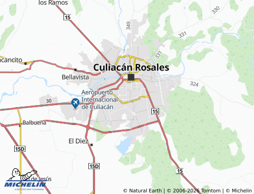Kaart MICHELIN Colonia Virreyes - ViaMichelin