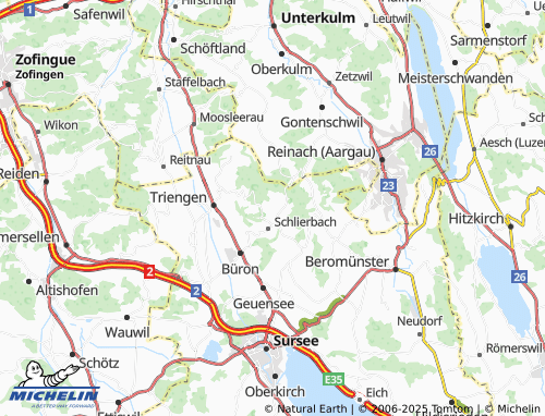 Mappa MICHELIN Etzelwil - ViaMichelin
