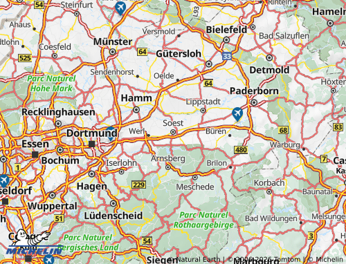 MICHELIN Soest map - ViaMichelin