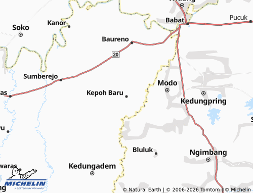 Mapa MICHELIN Kepoh Baru - ViaMichelin