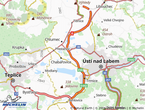 Mappa MICHELIN Český Újezd - ViaMichelin