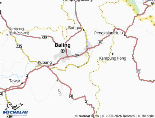 MICHELIN-Landkarte Kampung Gabus - ViaMichelin