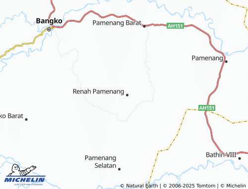 MICHELIN Meranti map - ViaMichelin