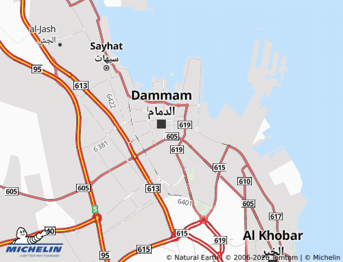 MICHELIN-Landkarte al-'Adamah - ViaMichelin