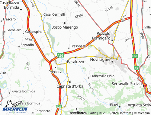 Mapa MICHELIN Basaluzzo - ViaMichelin