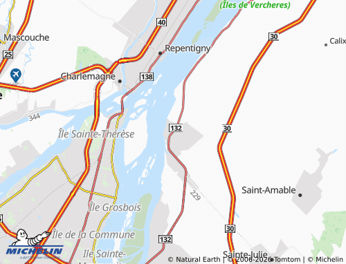 Mapa MICHELIN Varennes - ViaMichelin