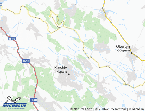 Mappa MICHELIN Mykhalkiv - ViaMichelin
