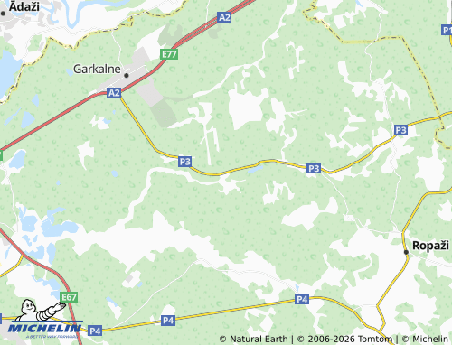 Mapa MICHELIN Skuķīši - ViaMichelin