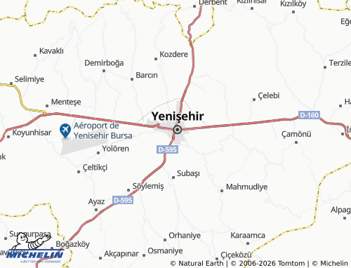 MICHELIN Ulucami map - ViaMichelin