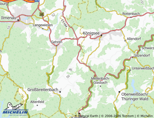 MICHELIN Herschdorf map - ViaMichelin