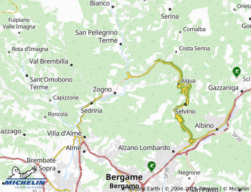 MICHELIN-Landkarte Piazza Martina - ViaMichelin