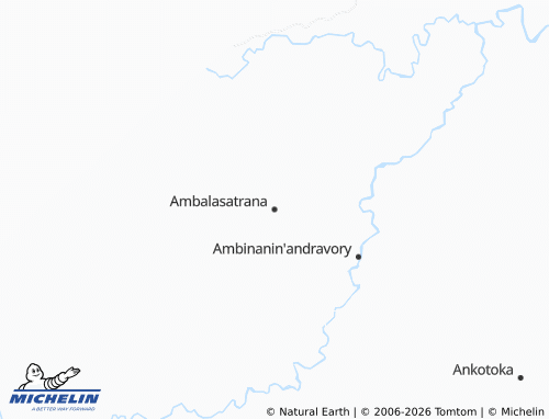 MICHELIN-Landkarte Ambalasatrana - ViaMichelin