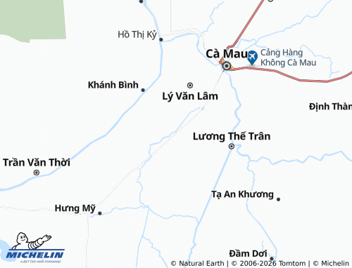 Mapa MICHELIN Thạnh Phú - ViaMichelin