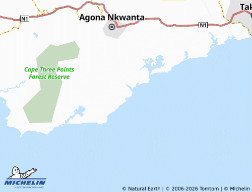 Mapa MICHELIN Dixcove - ViaMichelin