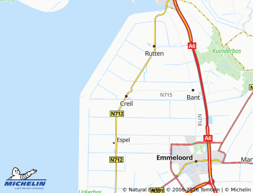 Kaart MICHELIN Creil - ViaMichelin
