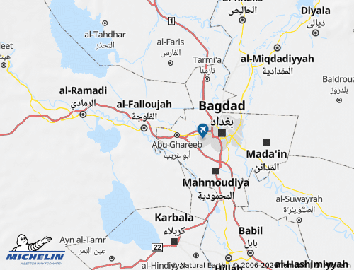 Mapa MICHELIN Abu Ghareeb - ViaMichelin