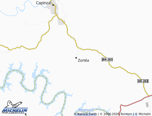 MICHELIN Zortéa map - ViaMichelin