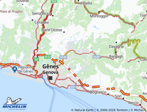 Mapa MICHELIN Sant'Eusebio - ViaMichelin