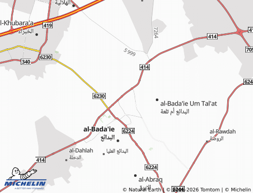 MICHELIN-Landkarte Tayyibah - ViaMichelin