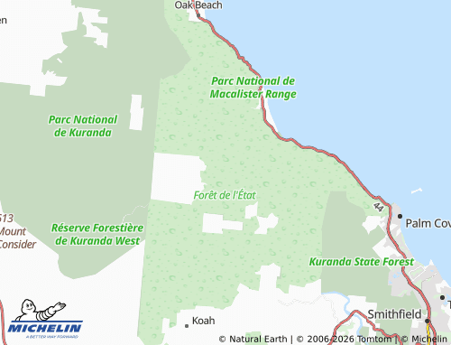 Mappa MICHELIN Mona Mona - ViaMichelin