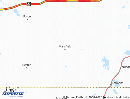 Mappa MICHELIN Mansfield - ViaMichelin