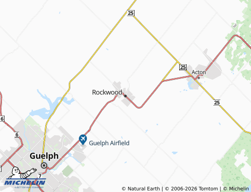 Mappa MICHELIN Rockwood - ViaMichelin