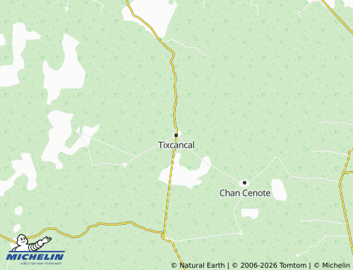 MICHELIN Tixcancal map - ViaMichelin
