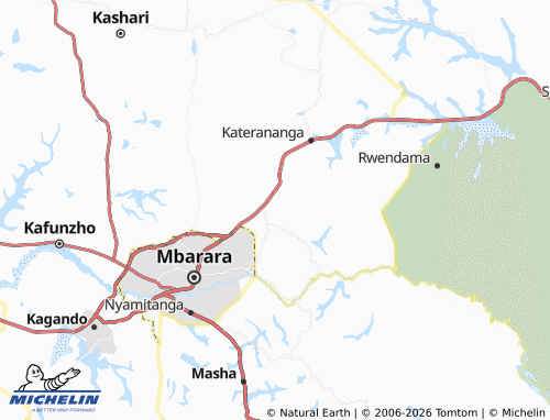 Carte MICHELIN Nyamityobora - ViaMichelin
