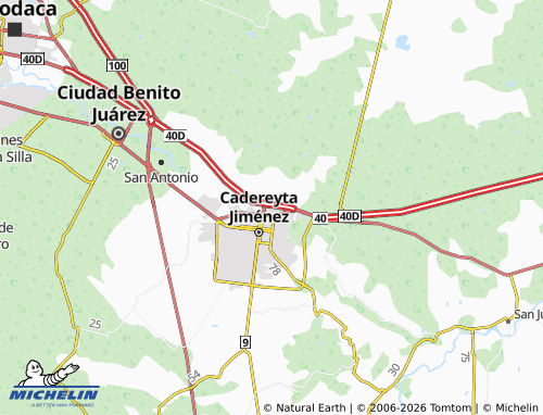 Mapa MICHELIN Jerónimo Treviio Segundo Sector - ViaMichelin