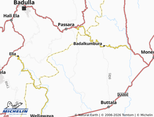 MICHELIN Ranugalla map - ViaMichelin