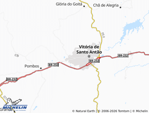 MICHELIN Caiçara map - ViaMichelin