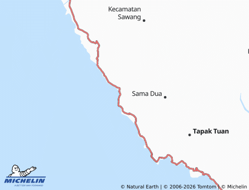 Carte MICHELIN Batee Tunggai - ViaMichelin