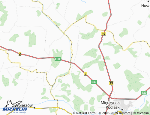 MICHELIN-Landkarte Krzewica - ViaMichelin