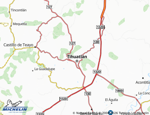 Mapa MICHELIN Lomas del Paraíso - ViaMichelin