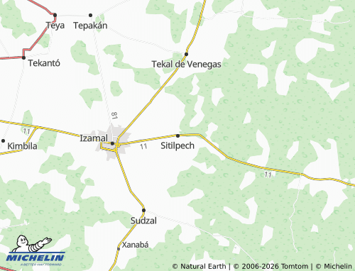 MICHELIN Sitilpech map - ViaMichelin
