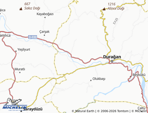 Mappa MICHELIN Akçabük - ViaMichelin