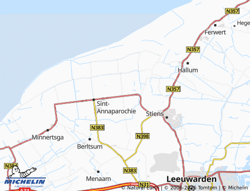 MICHELIN-Landkarte Vrouwenparochie - ViaMichelin