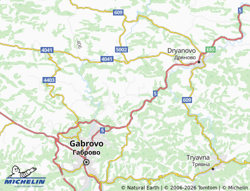 Mapa MICHELIN Velkovtsi - ViaMichelin