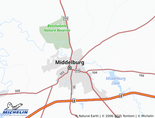 MICHELIN Kanonkop map - ViaMichelin