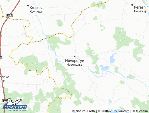 MICHELIN Novopol'ye map - ViaMichelin