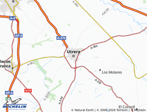 Kaart MICHELIN Utrera - ViaMichelin