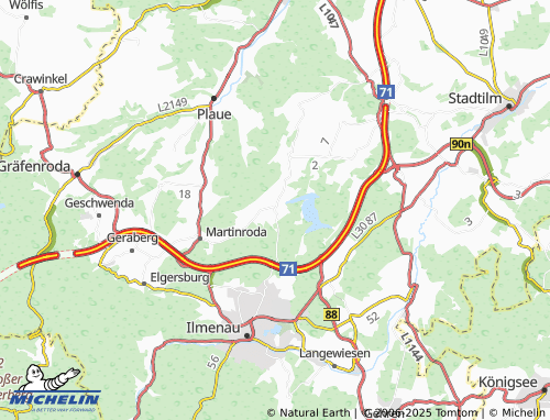 Carte MICHELIN Heyda - ViaMichelin
