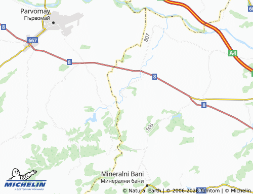 MICHELIN-Landkarte Bodrovo - ViaMichelin