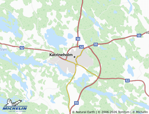 Carte MICHELIN Katrineholm - ViaMichelin