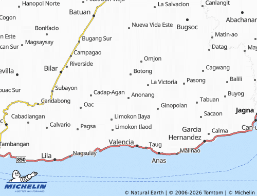 MICHELIN Anonang map - ViaMichelin