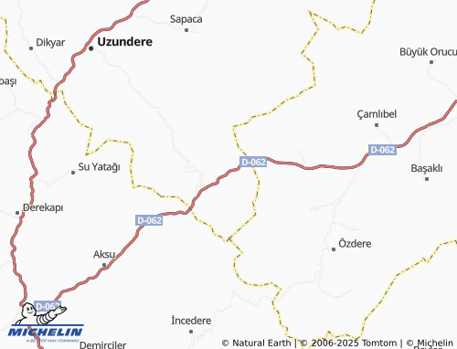 MICHELIN Yayla map - ViaMichelin