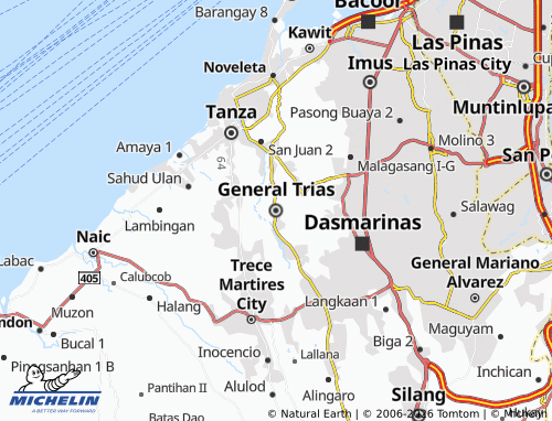 MICHELIN General Trias map - ViaMichelin